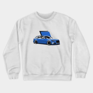 Blue A6 RS6 Avant Crewneck Sweatshirt